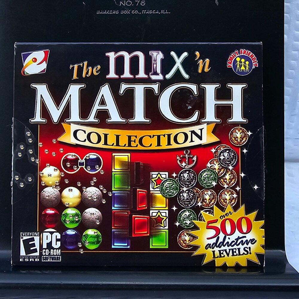 PC CD ROM Windows game Mix N Match collection arcade and puzzle games dated 2006